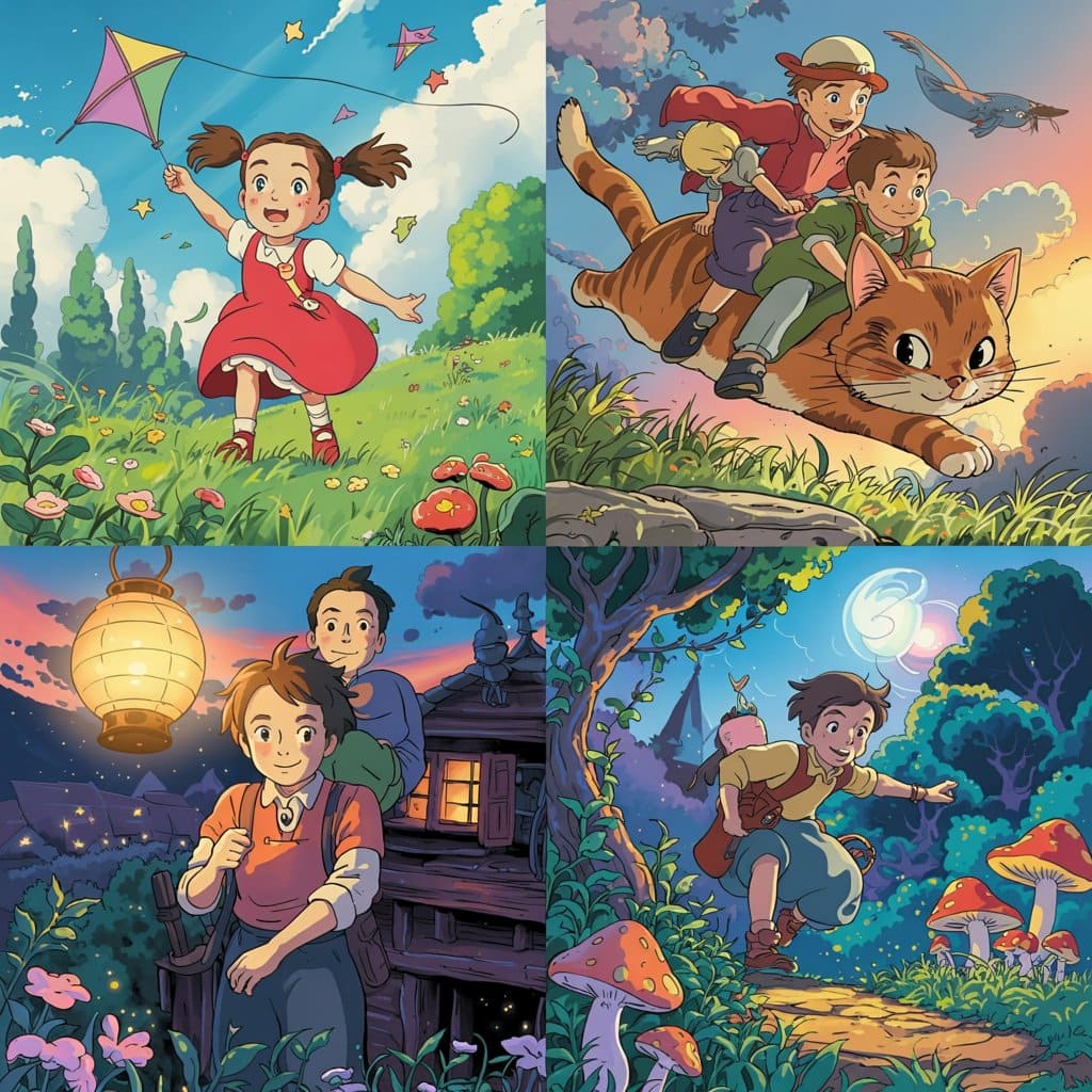 Ghibli Style Forest Scene - 4oimg AI Generation